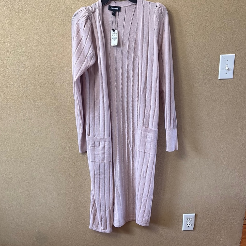 Express Blush Knit Cardigan